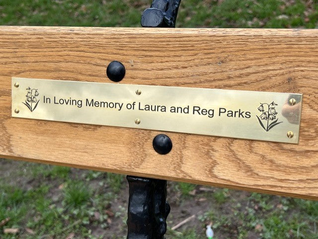 Personalised Engraved Polished Brass Plaques - NO MOUNTING HOLES - EIGHTEEN Size Options
