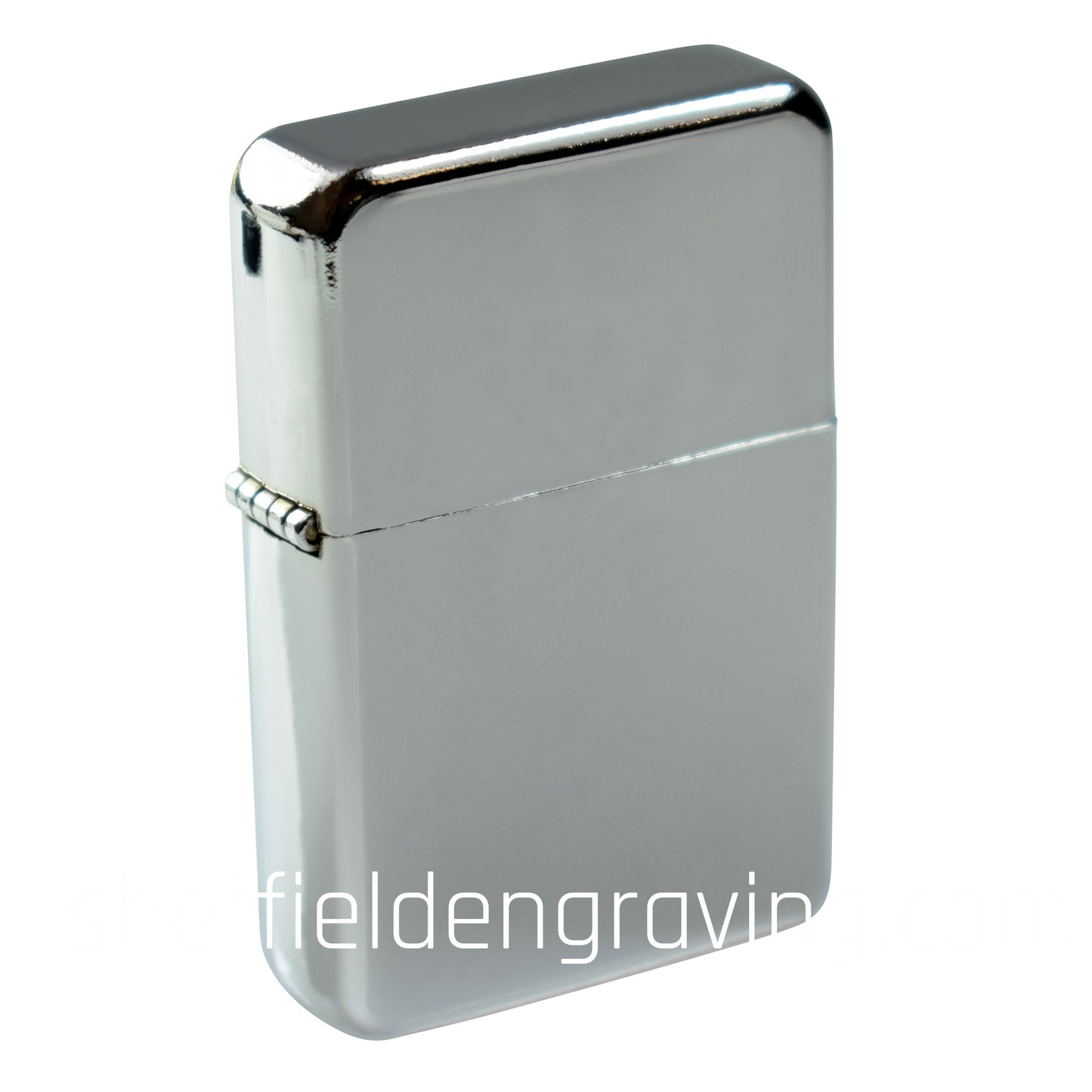 Personalised Engraved Star Lighter - Brushed Chrome