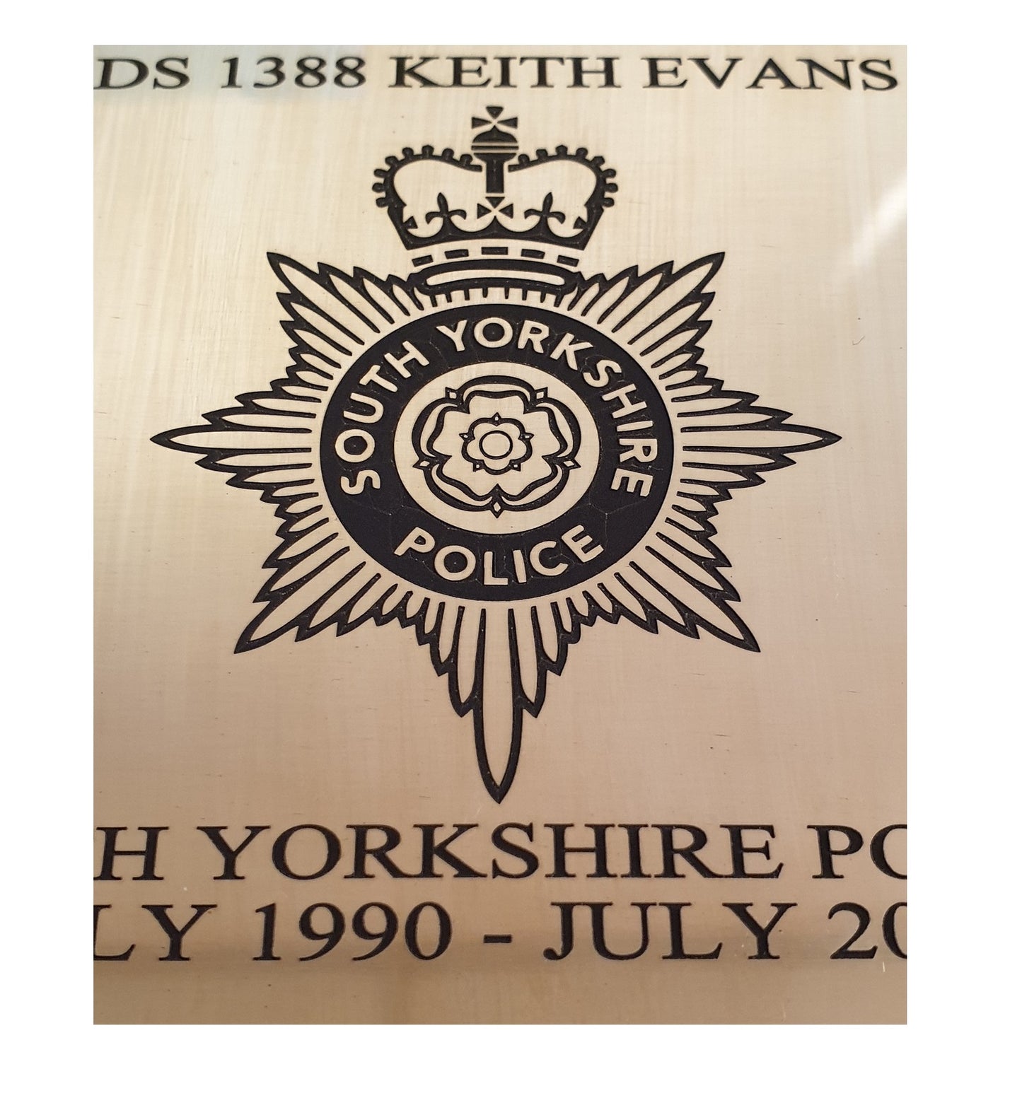 Personalised Engraved Polished Brass Plaques - WITH MOUNTING HOLES - EIGHTEEN Size Options