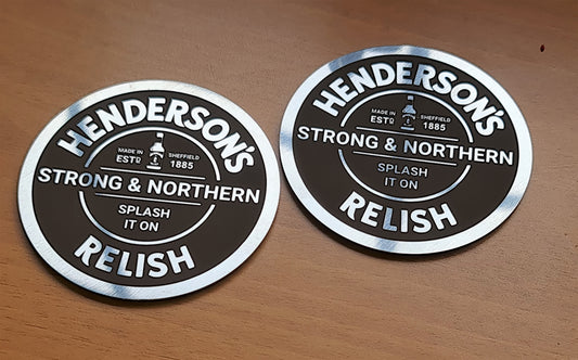 Personalised Engraved Stainless Steel Coaster / Drinks Mat